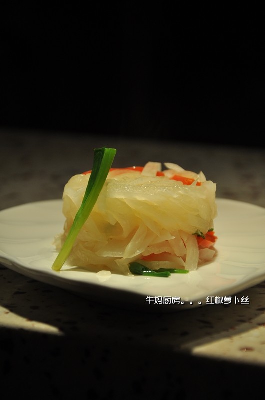 红椒萝卜丝步骤7