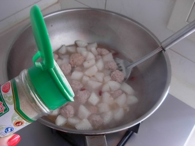 肉丸白萝卜汤步骤8