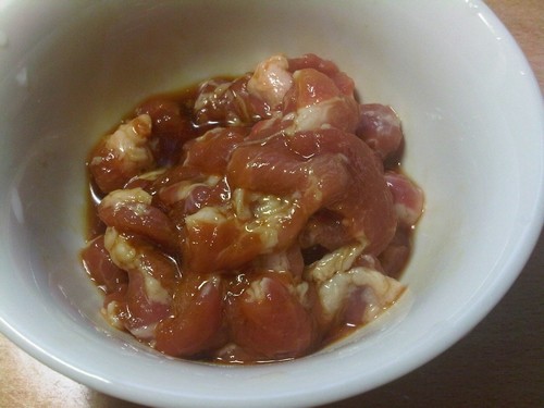 辣椒杏鲍菇炒肉步骤3