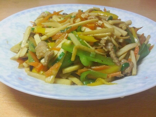 辣椒杏鲍菇炒肉步骤11
