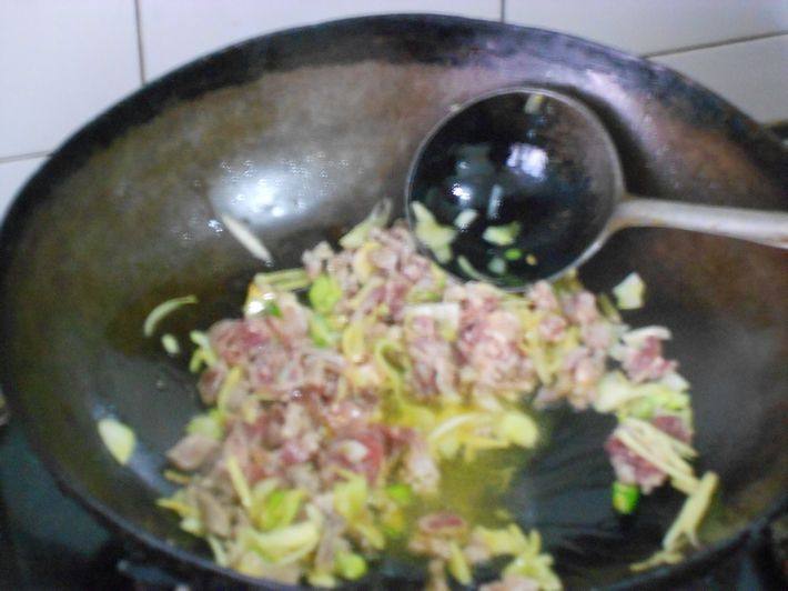 滑炒羊肉步骤4