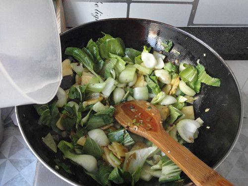 油菜土豆片步骤8