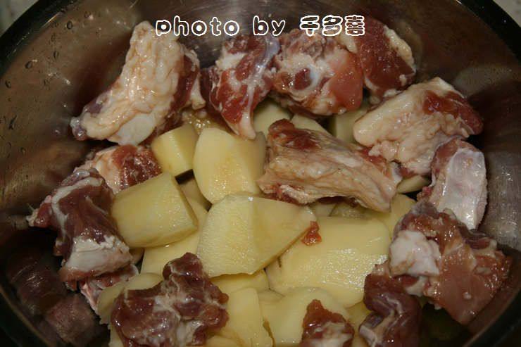 豉香土豆蒸排骨步骤8