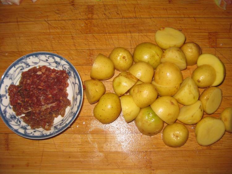 肉末烧小土豆步骤2