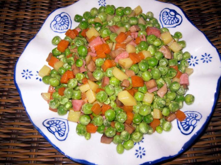 五彩小炒—宝宝美食步骤7