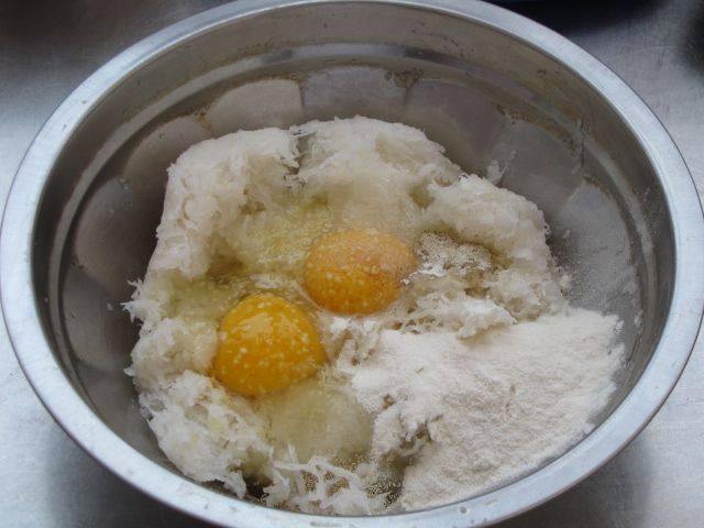 白萝卜鸡蛋饼步骤5