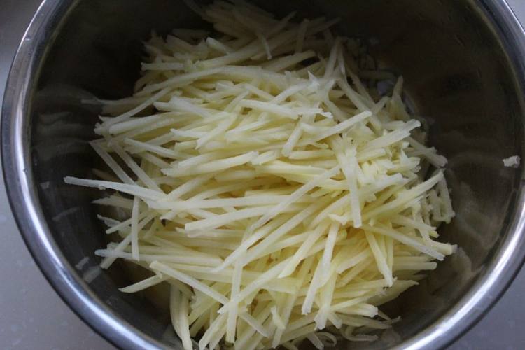 呛土豆丝步骤2