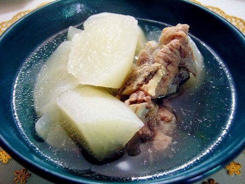 白萝卜炖排骨步骤12