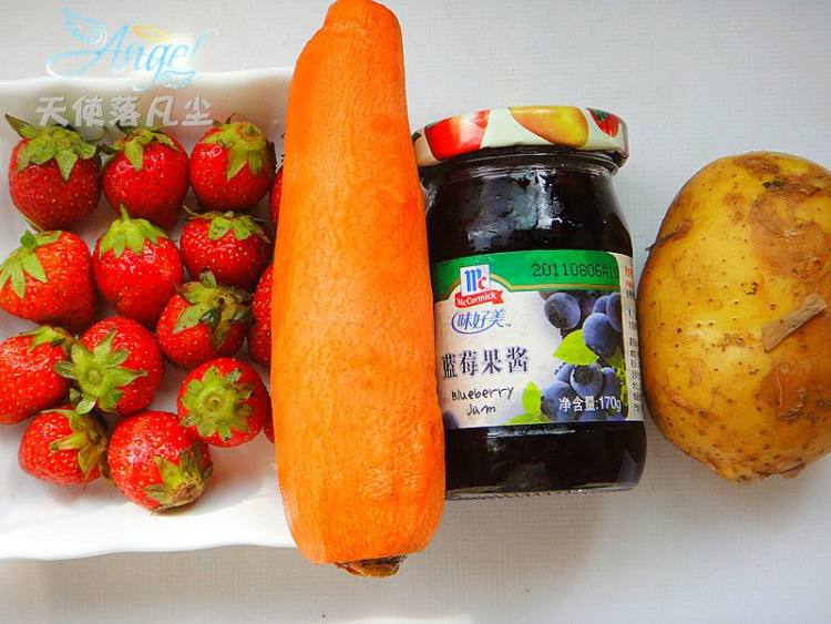 蓝莓土豆泥步骤1