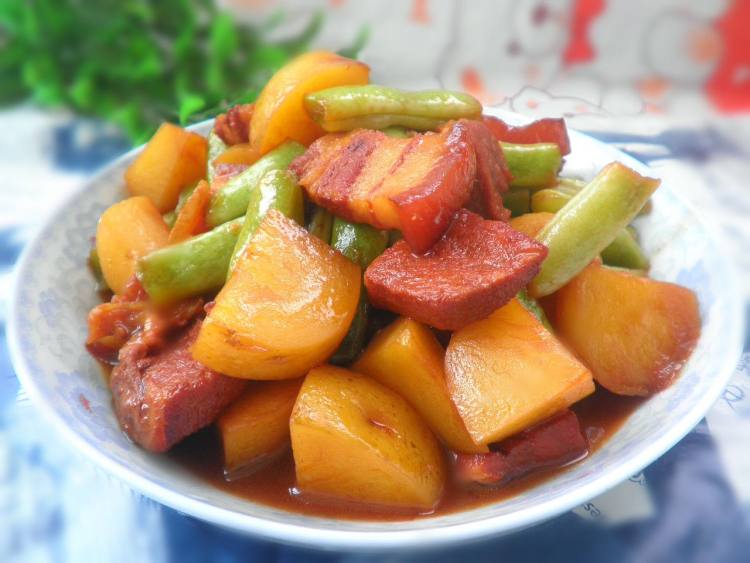 四季豆土豆炖肉步骤17