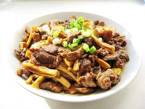 杏鲍菇炒牛肉步骤12