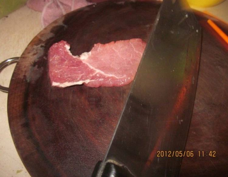 肉炒空心菜步骤3