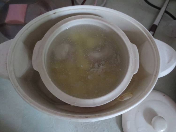 土豆排骨粥步骤7