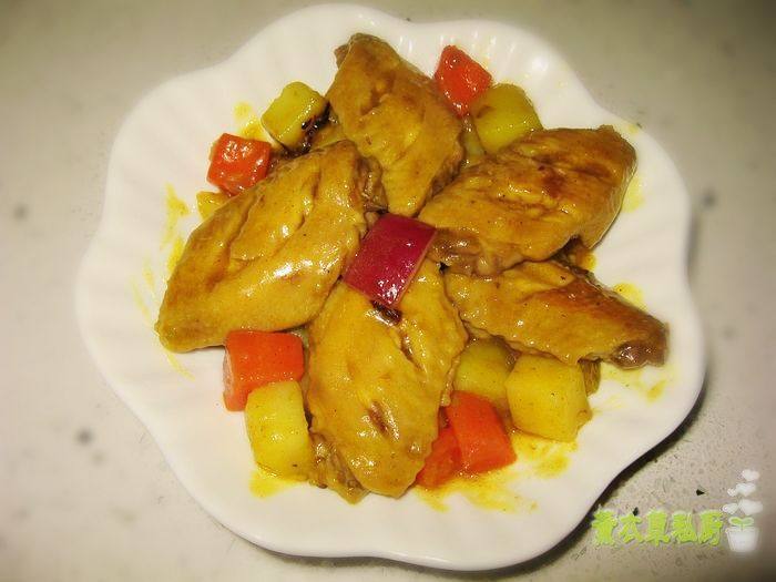 美味咖喱鸡翅步骤20