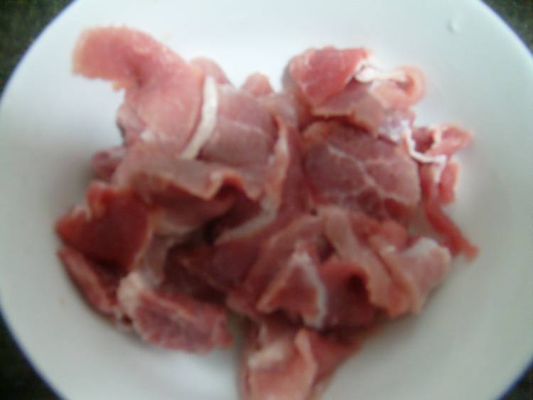 肉片白萝卜步骤2