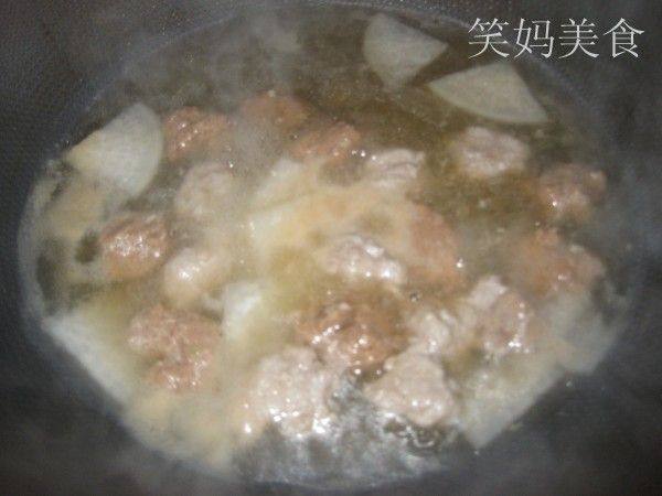双色丸子汤步骤9