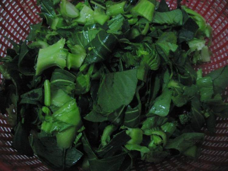 青菜土豆步骤2