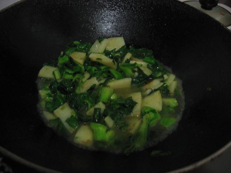 青菜土豆步骤7