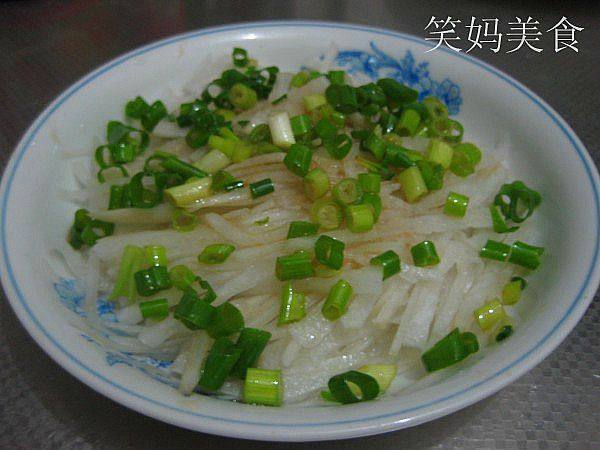 小葱拌萝卜丝步骤6