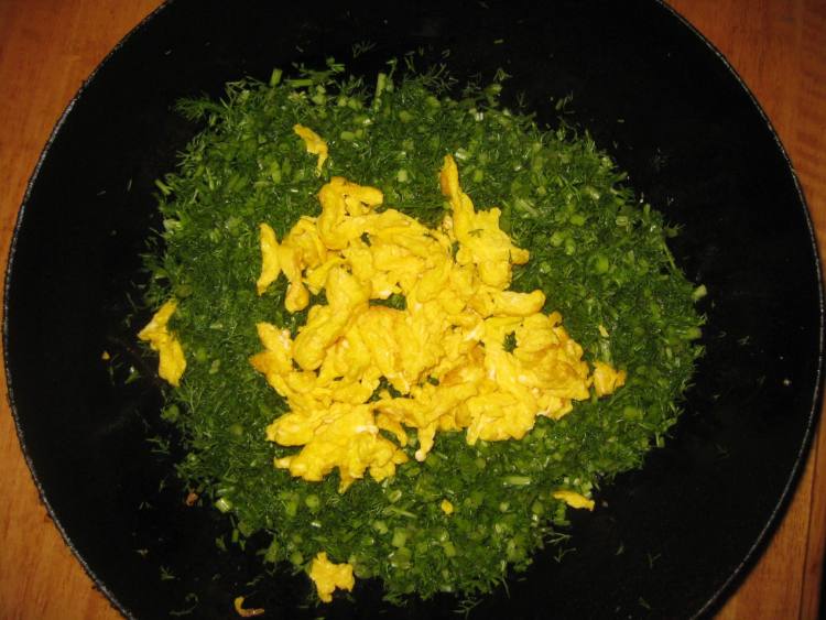 茴香鸡蛋馅饼步骤5
