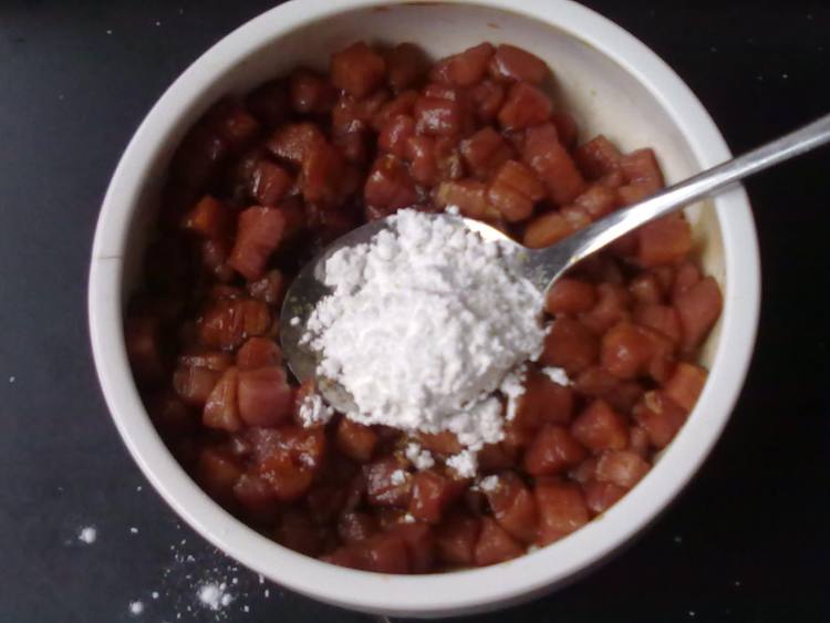 蚝油牛肉丁步骤5