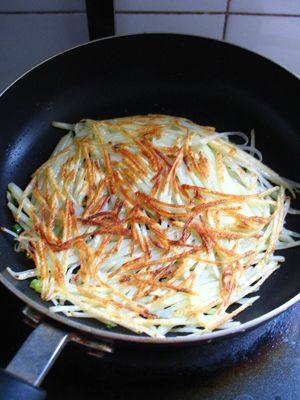 葱香土豆烙步骤8