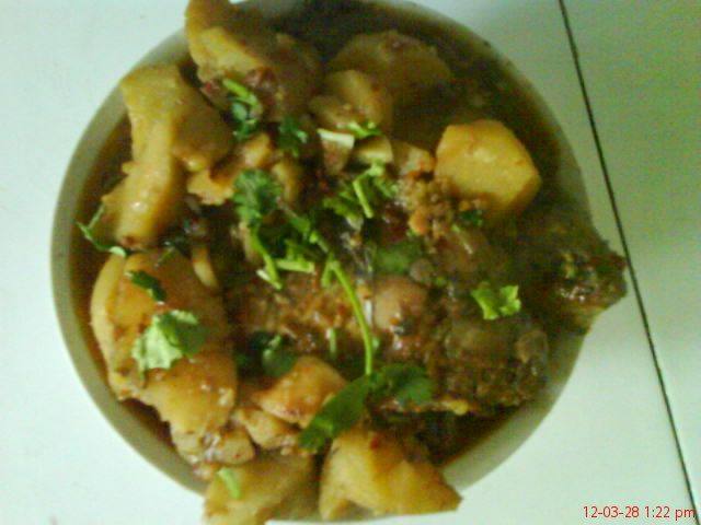 鲫鱼炖土豆步骤6