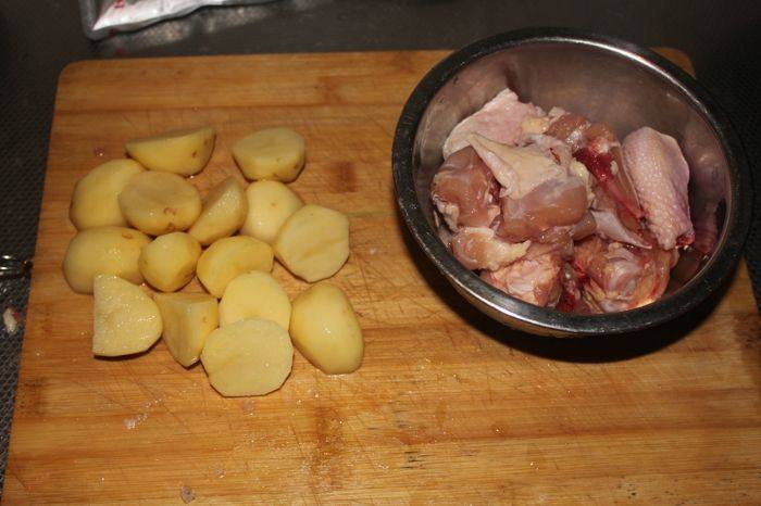 咖喱土豆鸡腿步骤2
