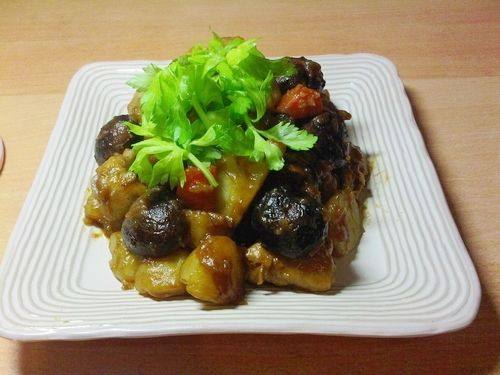 香菇土豆烧鸡腿步骤6