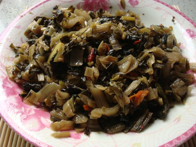 辣炒咸菜步骤7