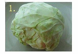 小炒卷心菜步骤1