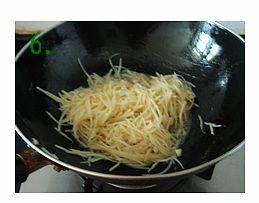 炝炒土豆丝步骤6