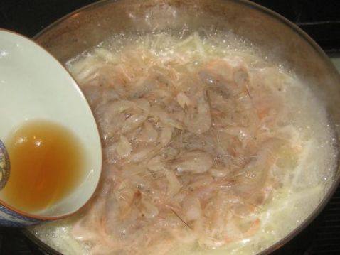 土豆丝白虾汤步骤6