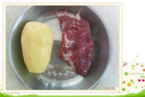 牛肉炒土豆步骤1