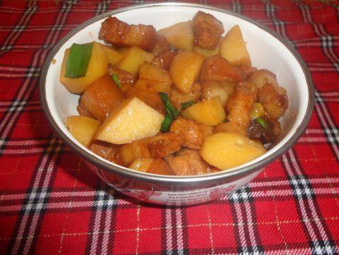 五花肉闷土豆步骤9