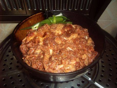 粉蒸牛肉步骤6