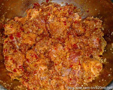 粉蒸羊肉步骤4