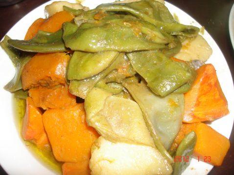 炖南瓜豆角步骤5