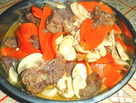 蘑菇胡萝卜牛肉步骤9