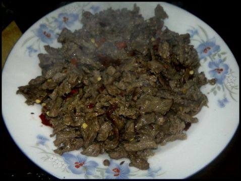 爆炒牛肉步骤5