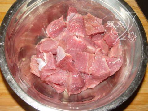 芝麻牛肉步骤1