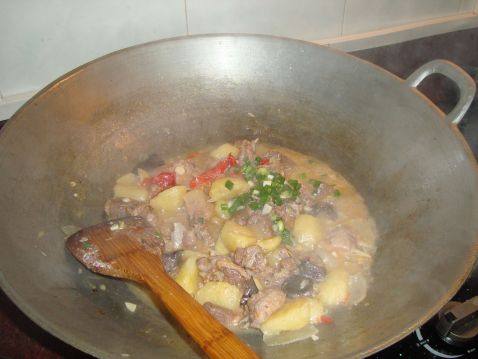土豆烧鸭肉步骤15