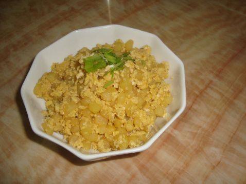 土豆炒鸡蛋步骤9