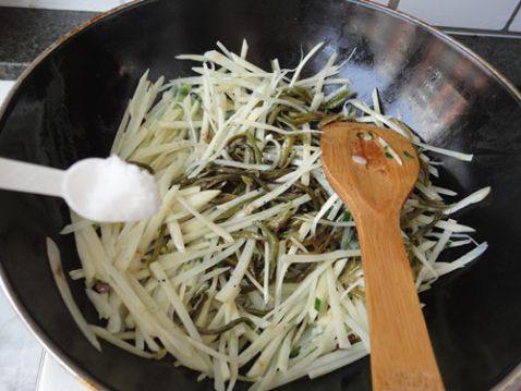 土豆丝豆角干步骤5