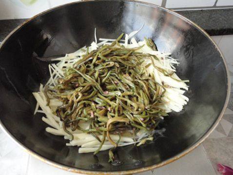 土豆丝豆角干步骤4