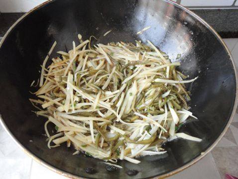 土豆丝豆角干步骤7