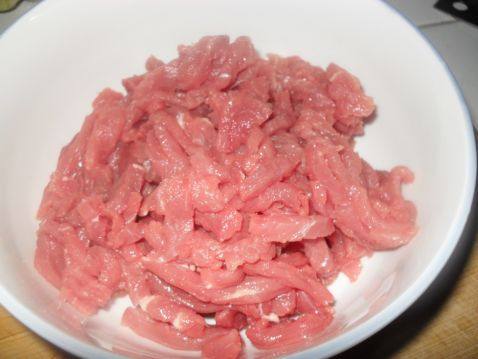 五彩牛肉步骤2