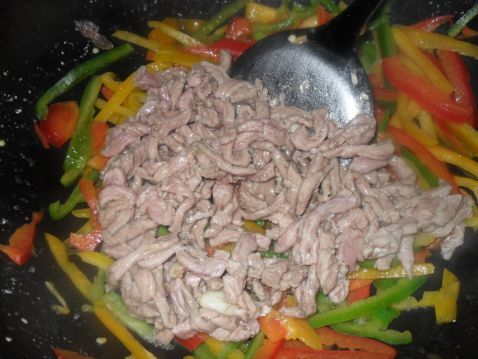 五彩牛肉步骤10