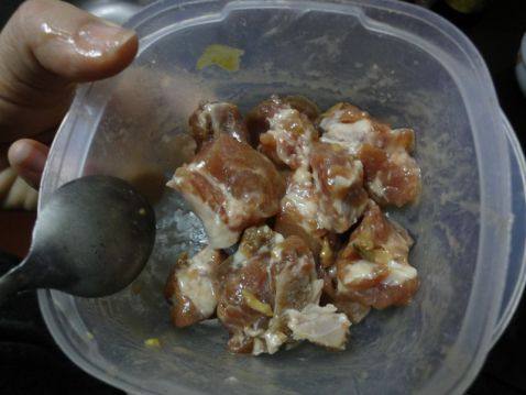 豆腐干醸土豆粒步骤7