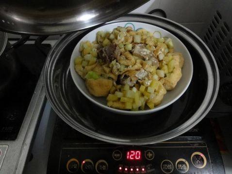 豆腐干醸土豆粒步骤11